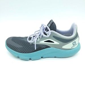 Salomon Predict Mod Gray Trail Running Shoes Womens Sz 9.5 *No Insoles*